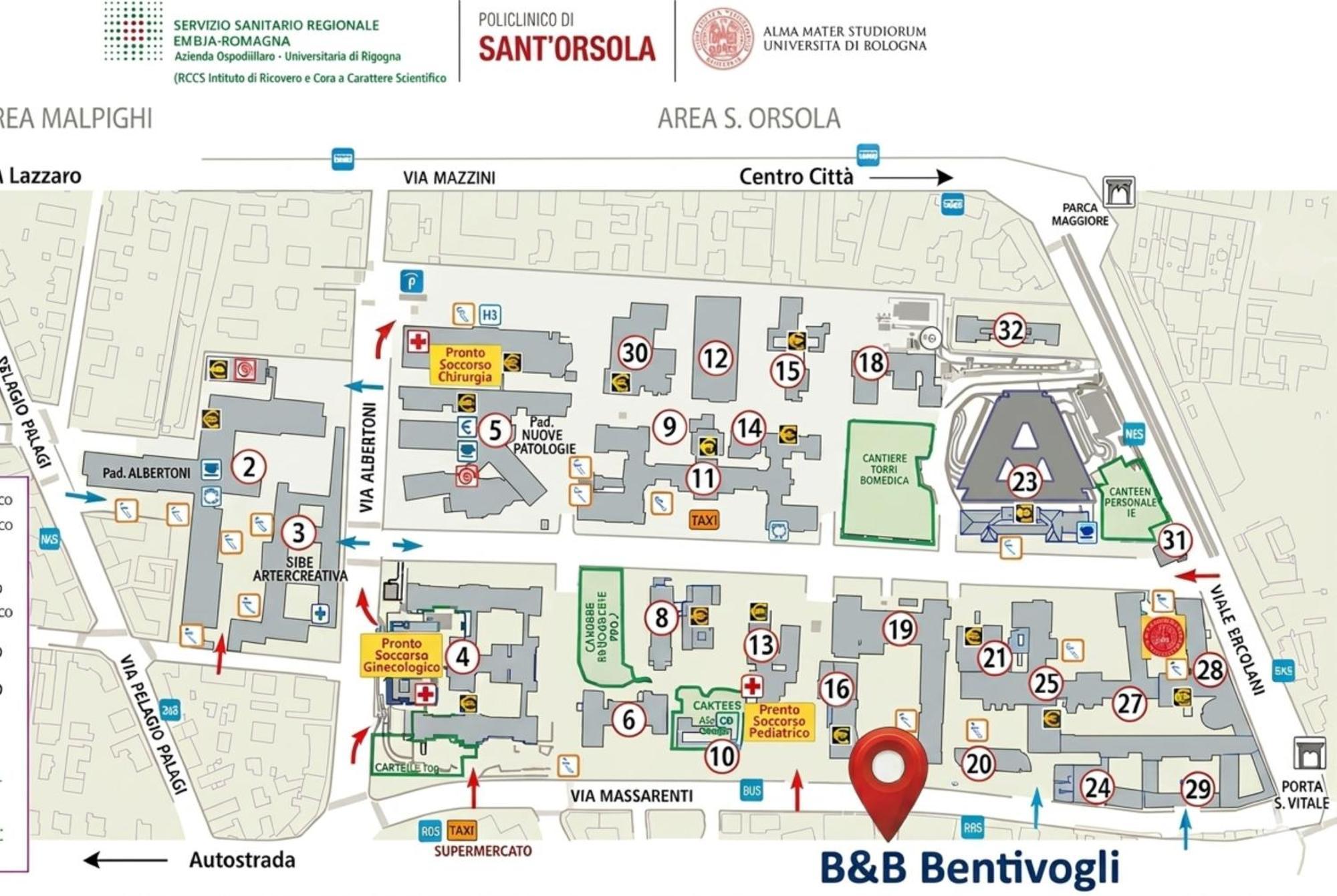 B&B Bentivogli By Lesdomus - Fronte Ospedale Sant'Orsola
